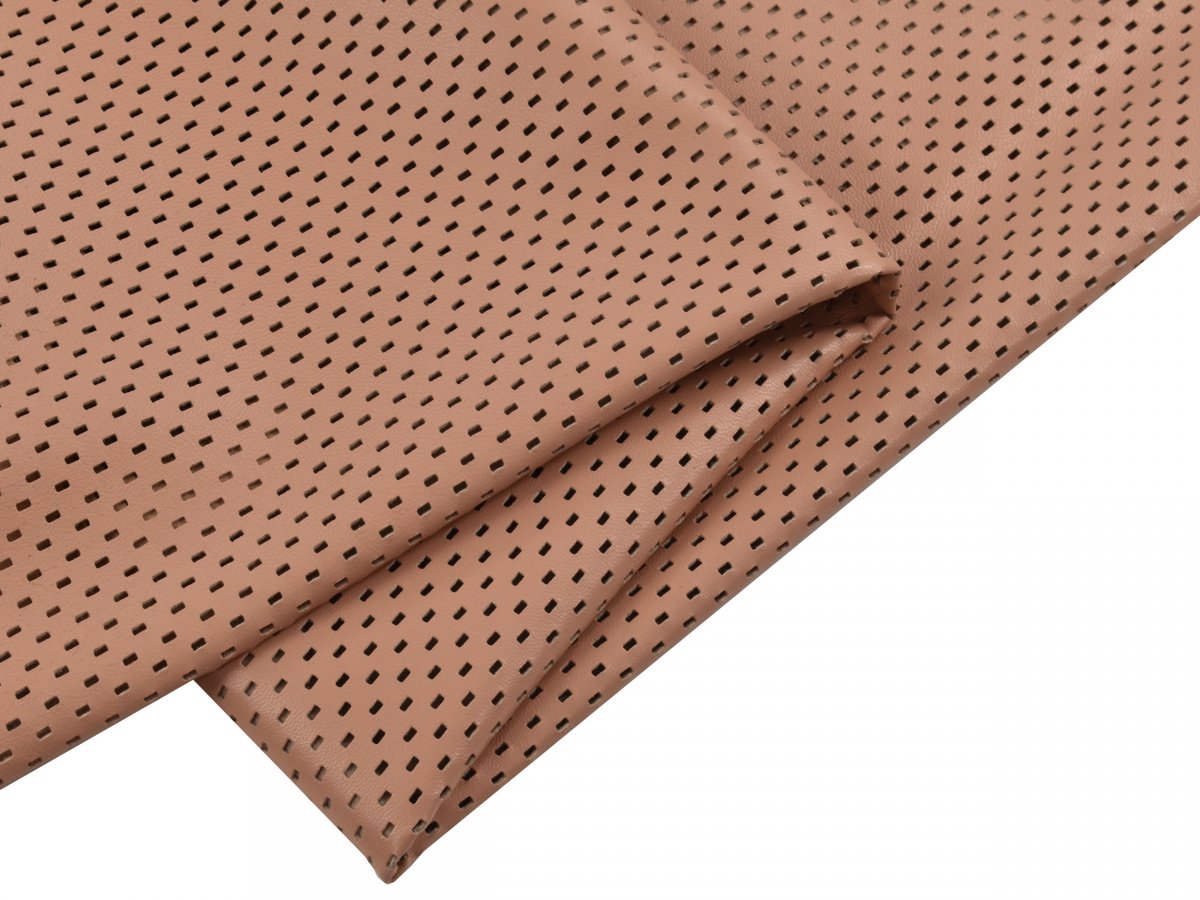 Fashion Perforated Mixed Lambskins
