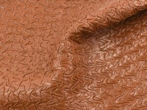 Pleated Lambskin Leather