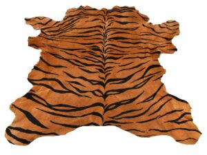 Tiger Hair-on Hide (Cavallino) Leather